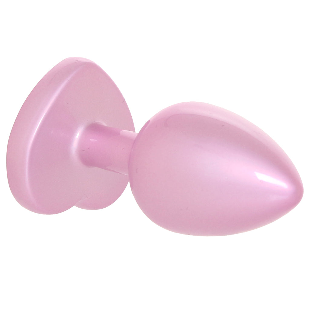 Booty Bling Pink Metal Jewelled Butt Plug in Small Anal Sex Toys > Butt Plugs - Tophatter Daily Deals
