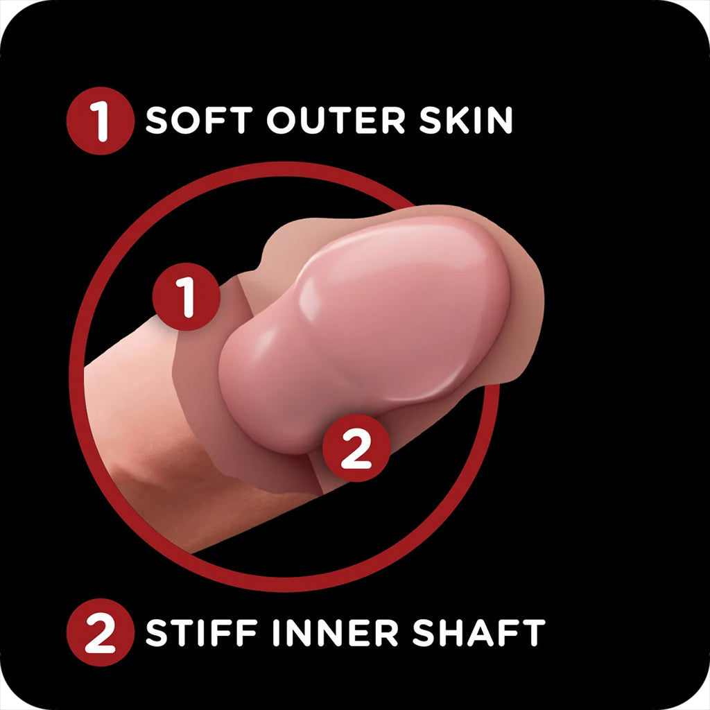 King Cock Plus Triple Density 6.5 Inch Ballsy Cock in Flesh Dildo Sex Toys > Realistic Dildos - Tophatter Daily Deals