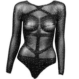 Radiance Long Sleeve Black Body Suit XL Lingerie > Lingerie - Tophatter Daily Deals