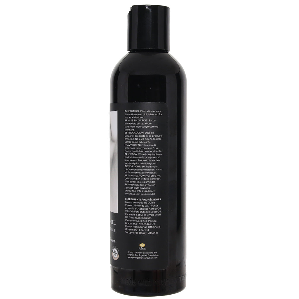 Edible Massage Oil 8oz/236ml in Strawberry Sensual Love > Massage - Tophatter Daily Deals