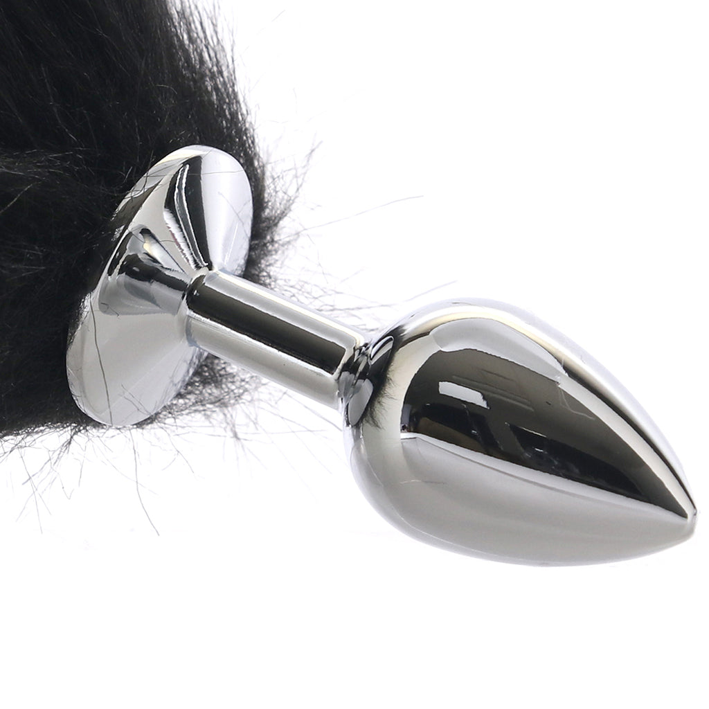 Running Wild Black & White Tail Plug Anal Sex Toys > Butt Plugs - Tophatter Daily Deals