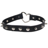 Master Series Spiked Heart Choker in Black Bondage and Fetish > Tools & Accessories - Tophatter Daily Deals