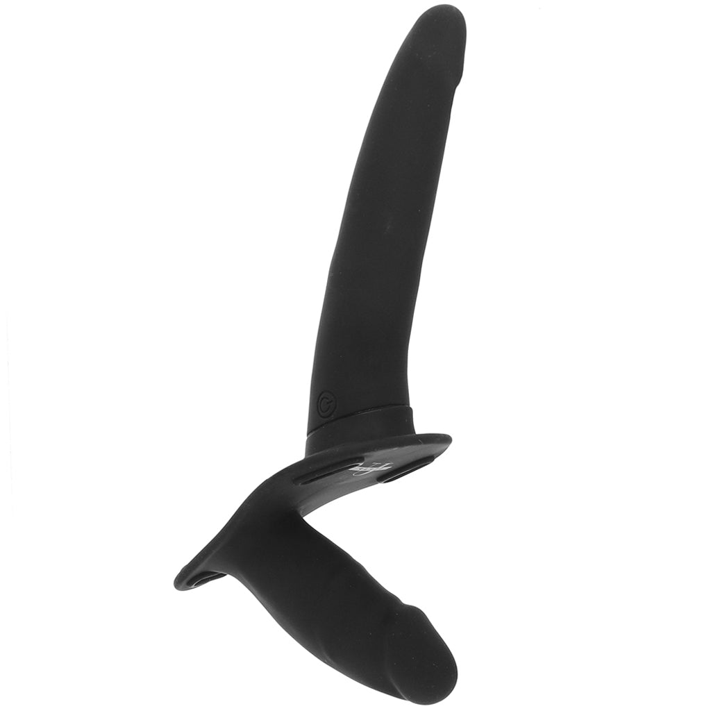 Strap U Power Pegger Beginner Vibrating Dildo & Harness Dildo Sex Toys > Strap-On and Harnesses - Tophatter Daily Deals