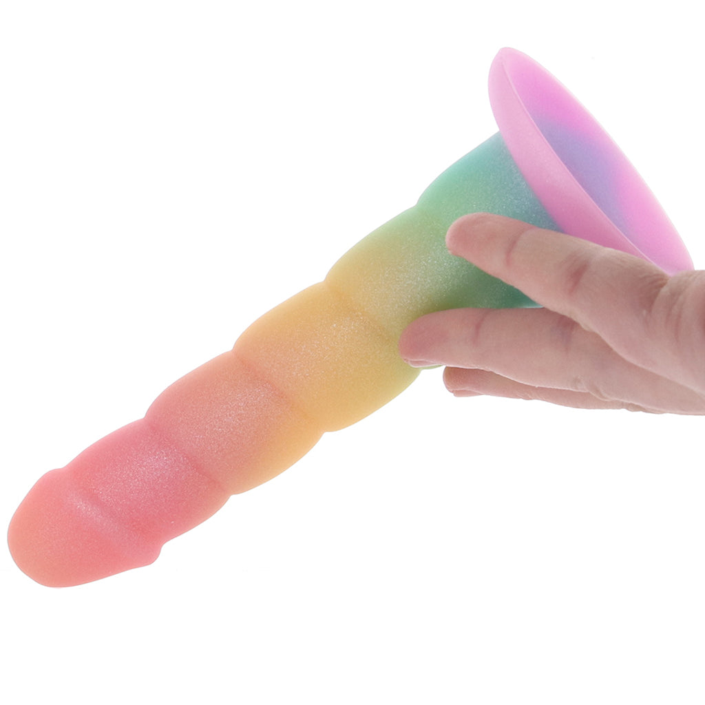 Simply Sweet Swirl Rainbow Dildo - Tophatter's Vibrator Deals Online Dildo Sex Toys > Realistic Dildos - Tophatter Daily Deals