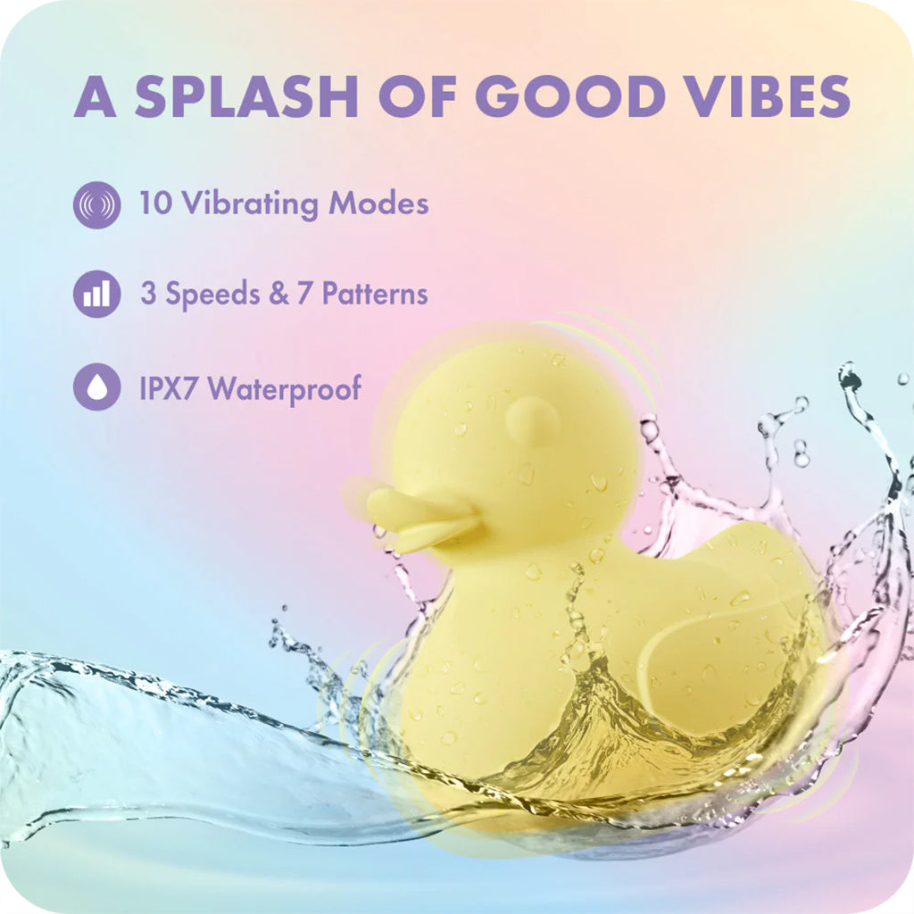 Play With Me Splash Ducky Vibe Vibrators > Clitoral Stimulators - Tophatter Daily Deals