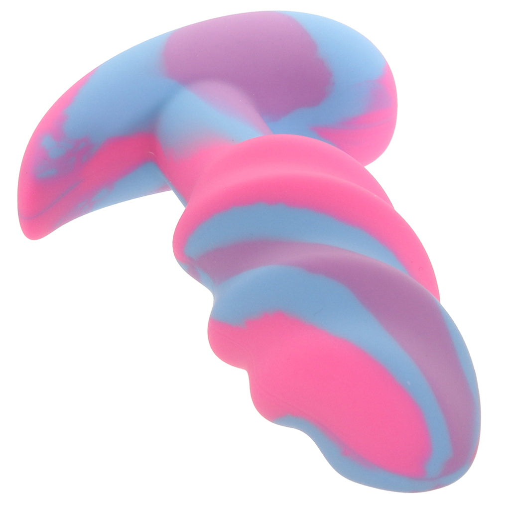 Creature Cocks Unicorn Swirl Silicone Butt Plug in Small Anal Sex Toys > Butt Plugs - Tophatter Daily Deals