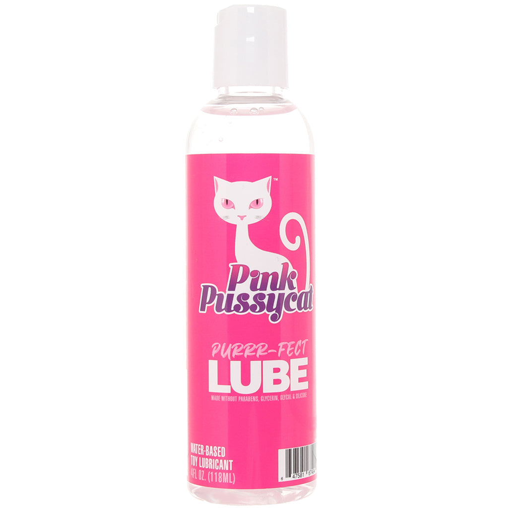 Pink Pussycat Purrr-fect Water-Based Lube in 4oz/118ml Lubes and Lotions > Water Based Sex Lubes - Tophatter Daily Deals