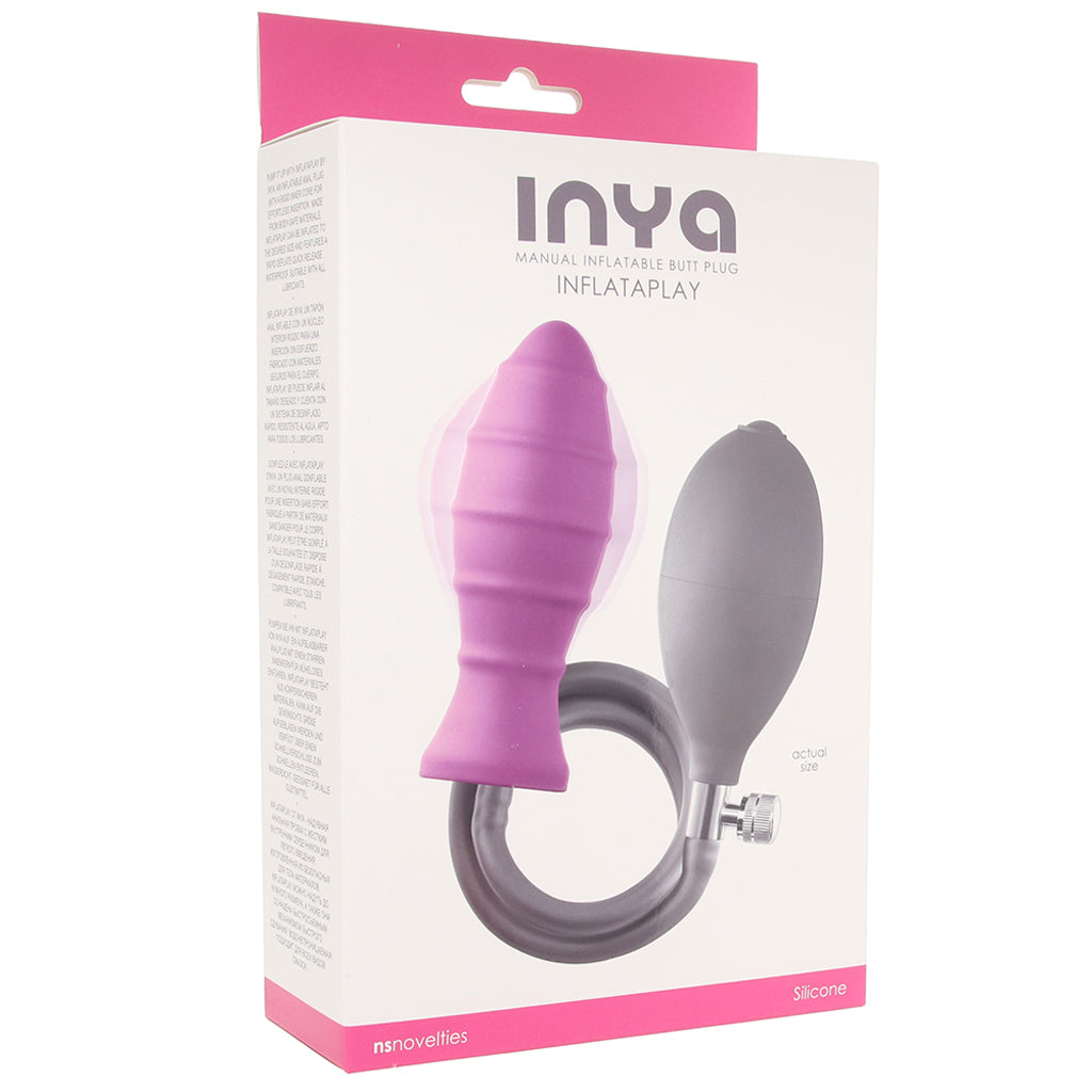 Inya InflataPlay Silicone Inflatable Butt Plug Anal Sex Toys > Butt Plugs - Tophatter Daily Deals