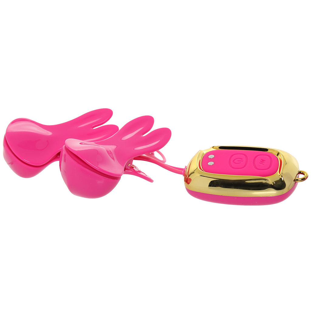 Molli Vibrating Nipple Clamps - Tophatter's Adult Sex Toys Online Bondage and Fetish > Nipple Stimulators & Clamps - Tophatter Daily Deals