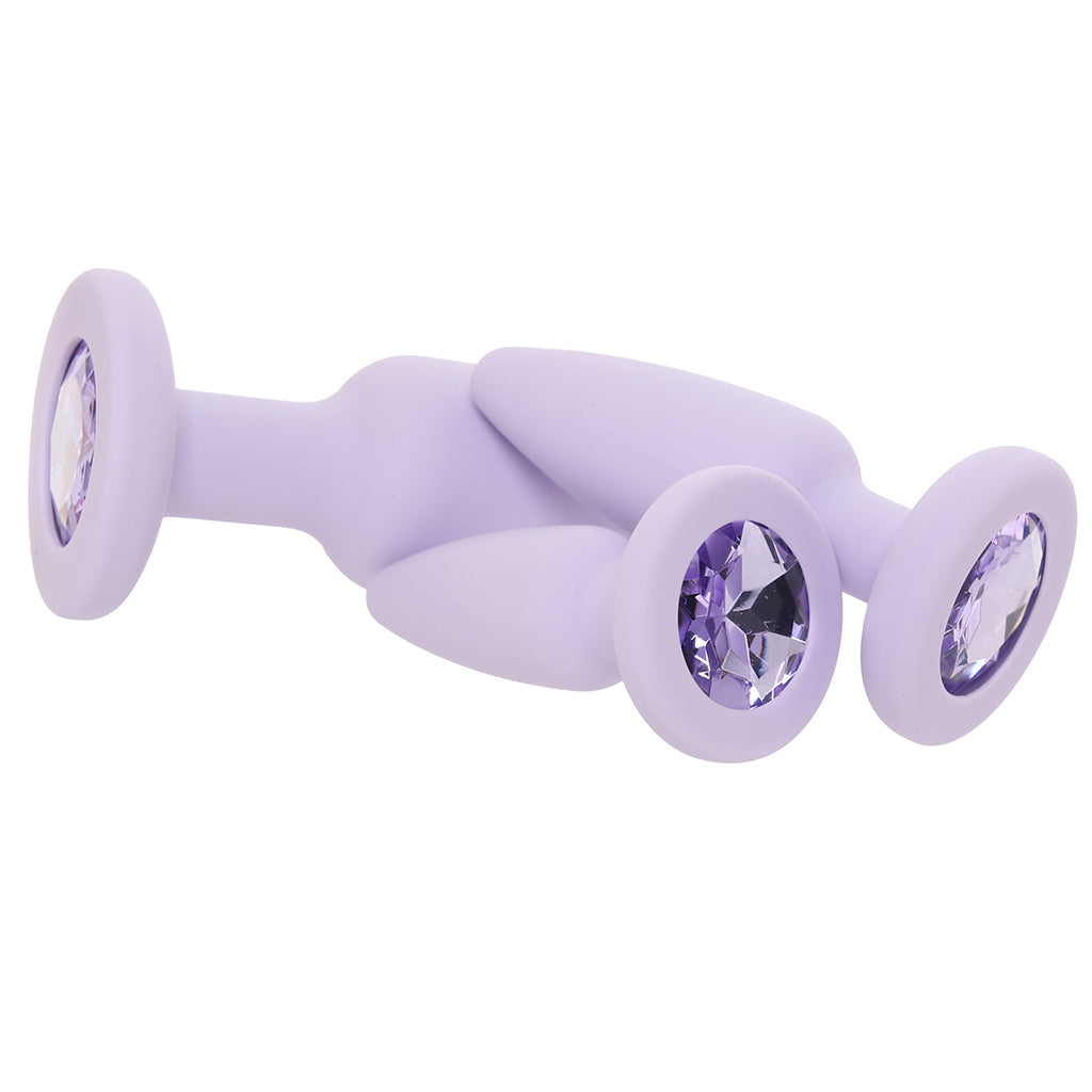 PinkCherry Mild To Wild Jeweled Anal Trainer Kit - Tophatter's Adult Products Anal Sex Toys > Butt Plugs - Tophatter Daily Deals