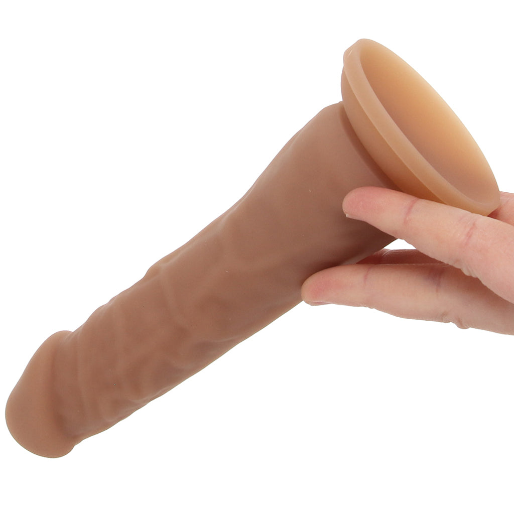 EasyRiders 7 Inch Silicone Dildo in Tan - Tophatter's Adult Sex Toys Online Dildo Sex Toys > Realistic Dildos - Tophatter Daily Deals