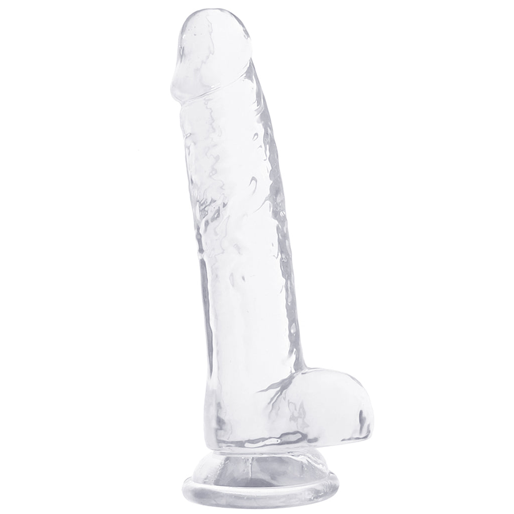 Naturally Yours 7 Inch Crystalline Dildo in Clear - Tophatter's Adult Products Dildo Sex Toys > Realistic Dildos - Tophatter Daily Deals