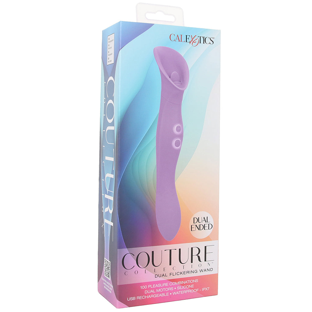 Couture Collection Dual Flickering Wand - Tophatter's Adult Sex Toys Online Vibrators > Clitoral Stimulators - Tophatter Daily Deals