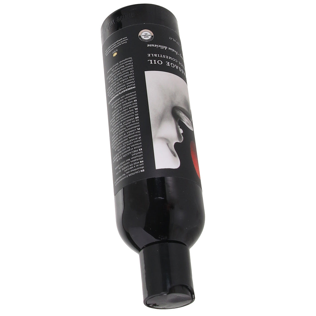 Edible Massage Oil 8oz/236ml in Strawberry - Tophatter's Adult Products Sensual Love > Massage - Tophatter Daily Deals