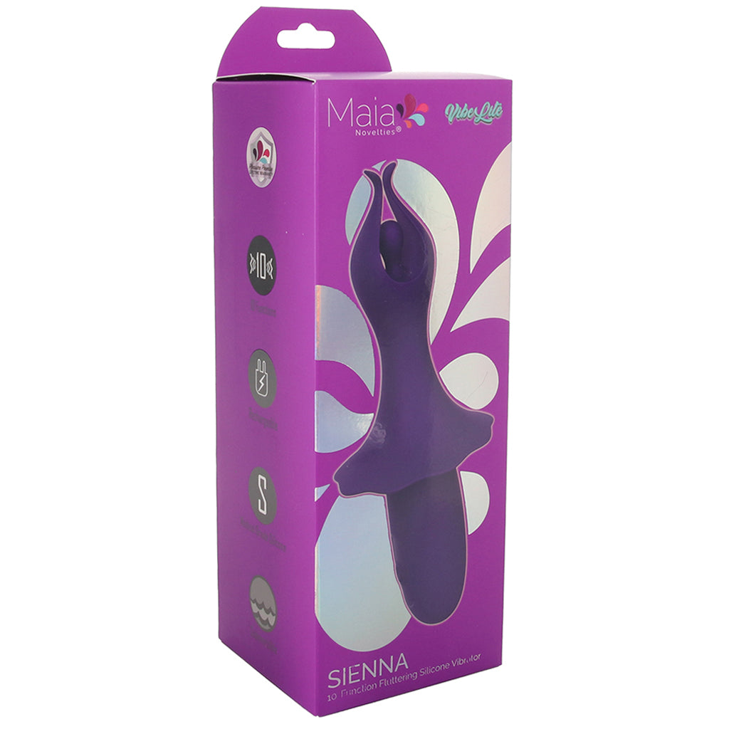 Sienna Fluttering Silicone Vibe in Purple Vibrators > Clitoral Stimulators - Tophatter Daily Deals