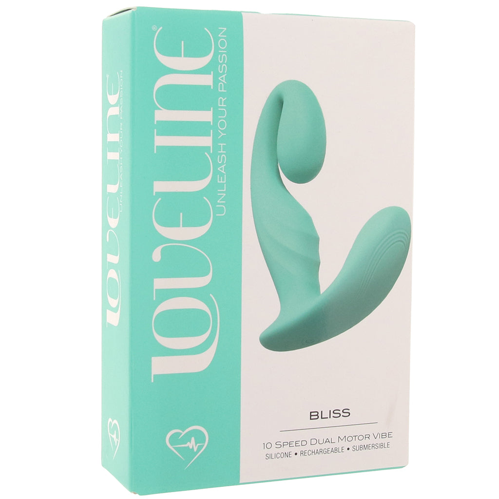 Loveline Bliss Dual Motor Vibe in Green Vibrators > G-Spot Vibrators - Tophatter Daily Deals