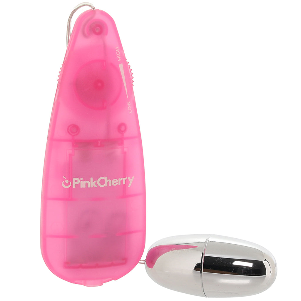 PinkCherry Slim Teardrop Bullet Vibrator in Pink - Tophatter's Adult Products Vibrators > Bullet and Egg Vibrators - Tophatter Daily Deals
