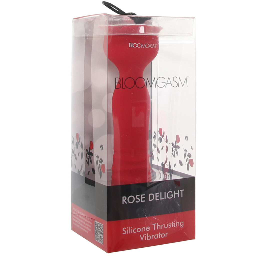 Bloomgasm Rose Delight Thrusting Vibe Vibrators > Clitoral Stimulators - Tophatter Daily Deals