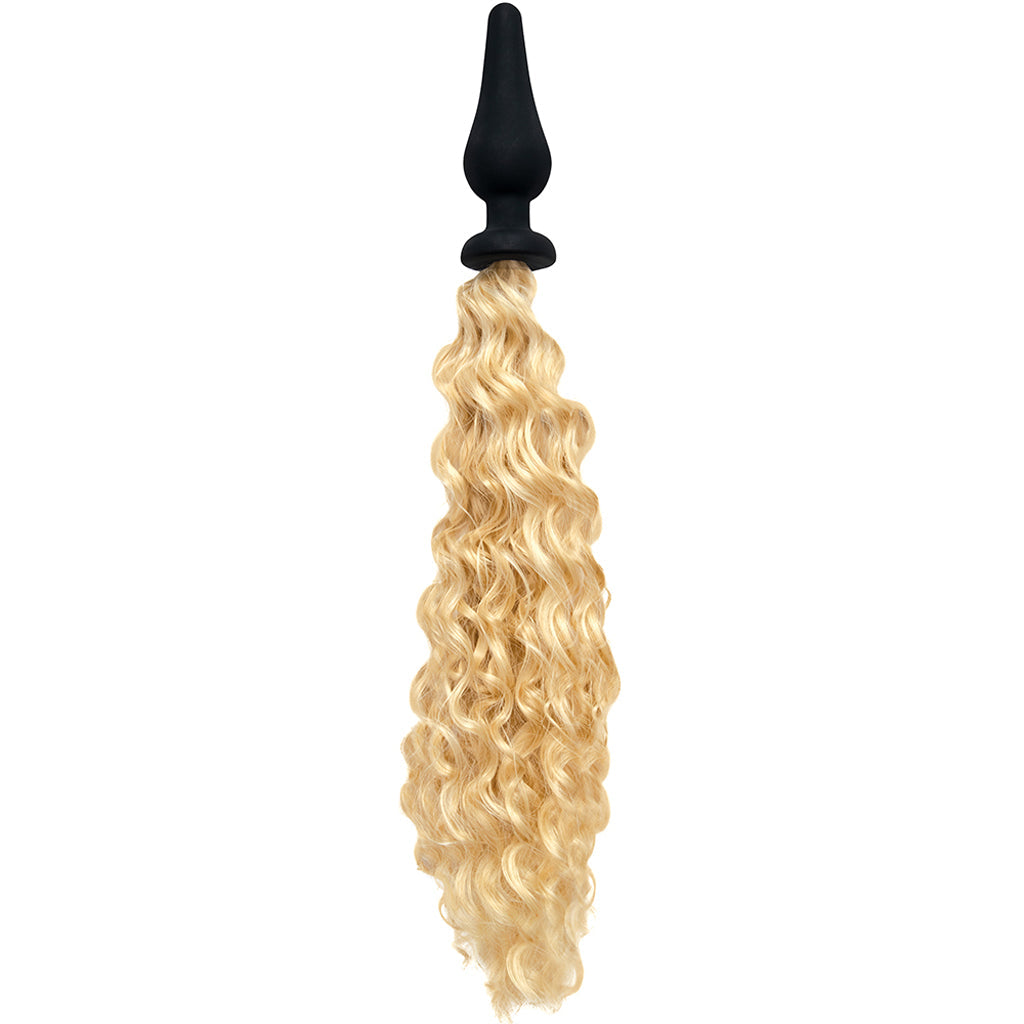 WhipSmart 4 Inch Blonde Pony Tail Plug Bondage and Fetish > Pleasure Masks and Dress Up Play - Tophatter Daily Deals
