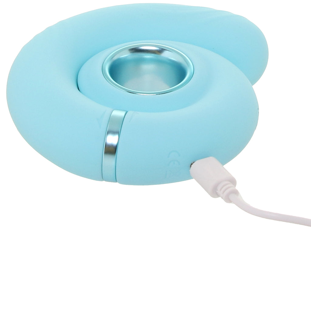 Loveline Gyre Vibrating Swirl Vibe in Blue Vibrators > G-Spot Vibrators - Tophatter Daily Deals