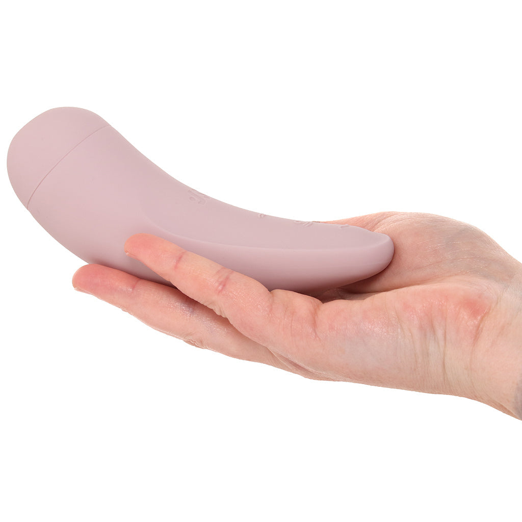 Satisfyer Curvy 2+ Air Pulse Stimulator in Pink Vibrators > Clitoral Stimulators - Tophatter Daily Deals