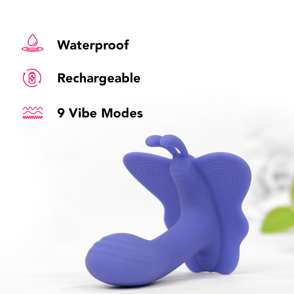 Connect App Controlled Venus Butterfly Wearable Vibe Vibrators > Wearable & Panty Vibrators - Tophatter Daily Deals