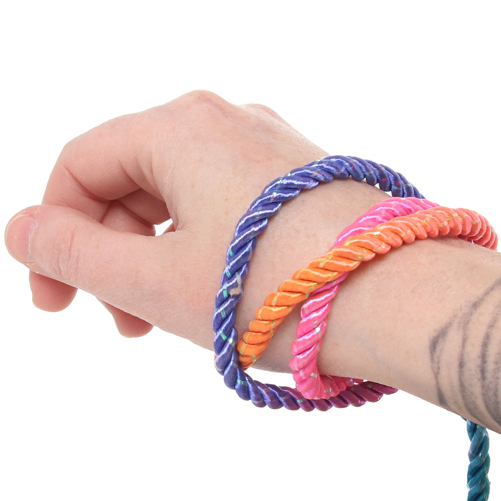 Ouch! 32.8'/10m Bondage Rope in Vibrant Rainbow - Tophatter's Adult Sex Toys Online Bondage and Fetish > Restraints - Tophatter Daily Deals