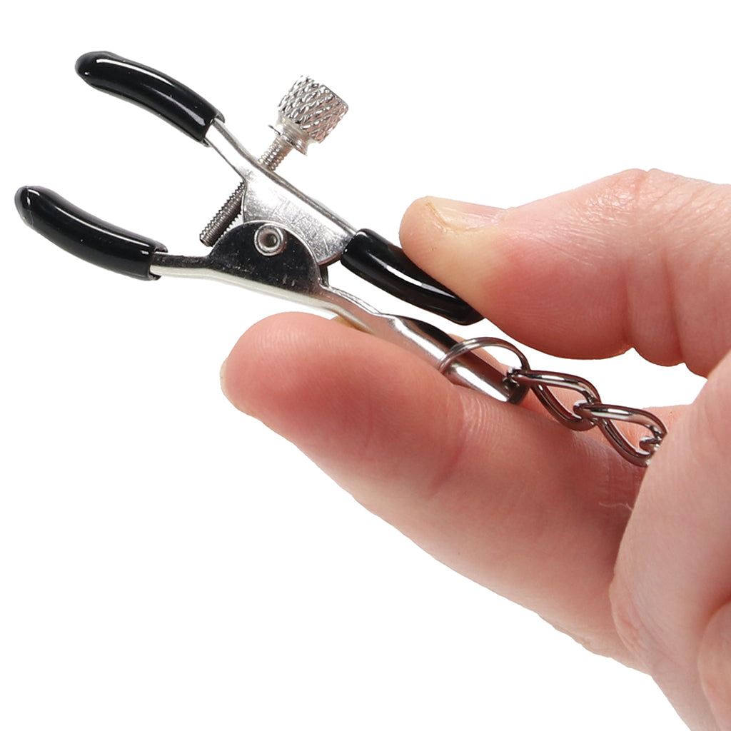 Sex & Mischief Chained Nipple Clamps Bondage and Fetish > Nipple Stimulators & Clamps - Tophatter Daily Deals