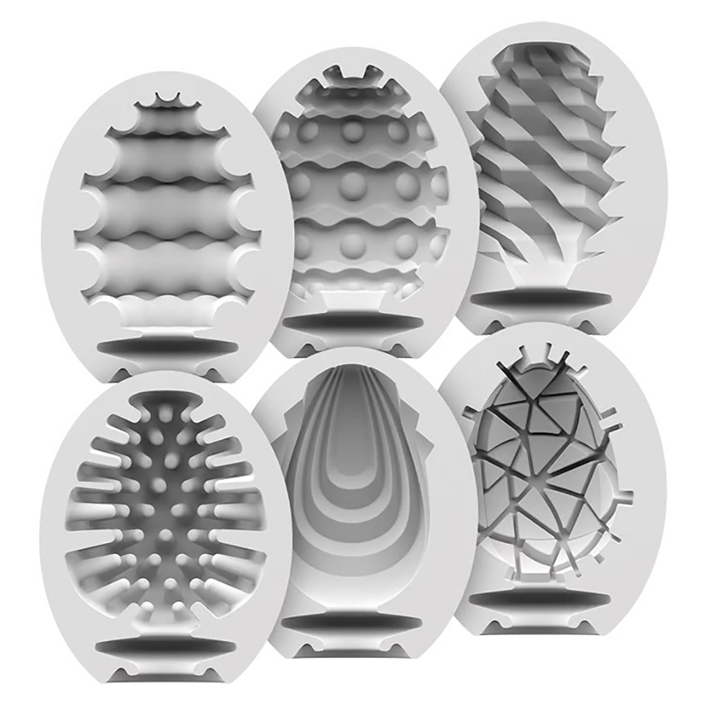 Satisfyer Masturbator Eggs 6 Piece Set Male Masturbators > Discreet Masturbators - Tophatter Daily Deals