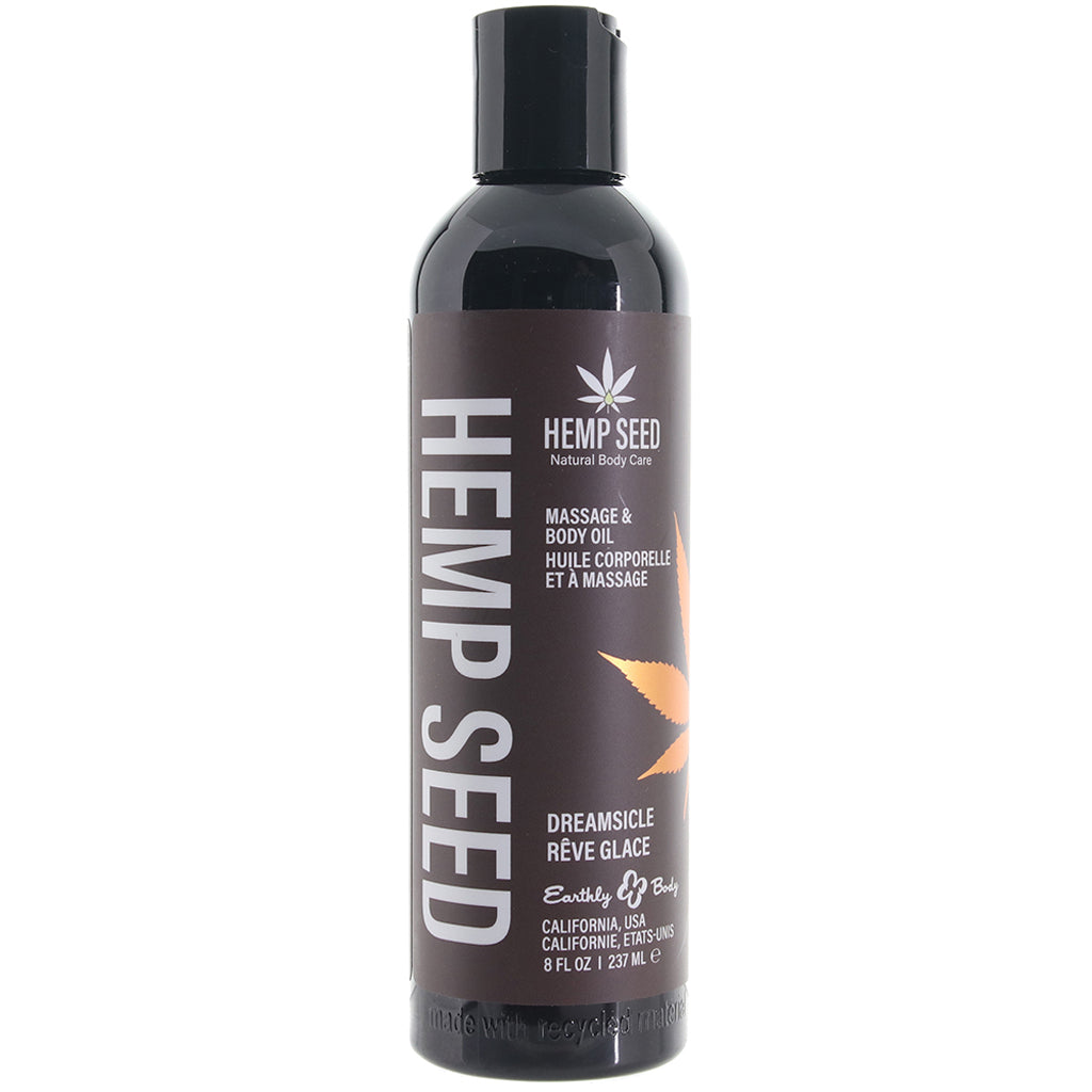 Hemp Seed Massage Oil 8oz/236ml in Dreamsicle Sensual Love > Massage - Tophatter Daily Deals