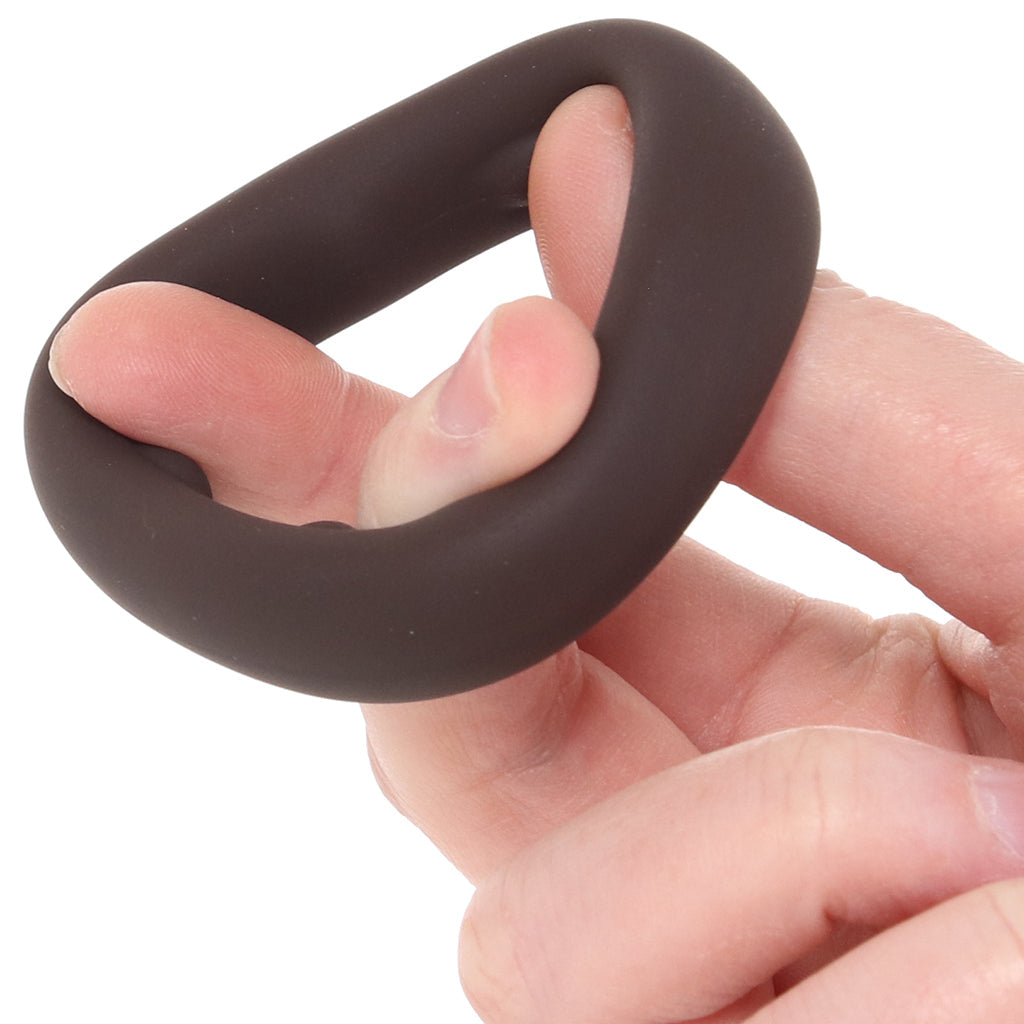 Gunner Liquid Silicone Super Stretch C-Ring in Dark Cock Rings - Tophatter Daily Deals