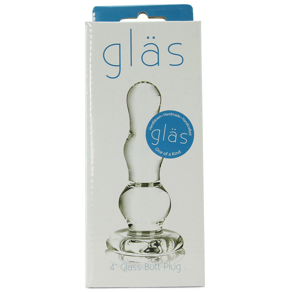 gläs 4 Inch Glass Butt Plug Anal Sex Toys > Butt Plugs - Tophatter Daily Deals