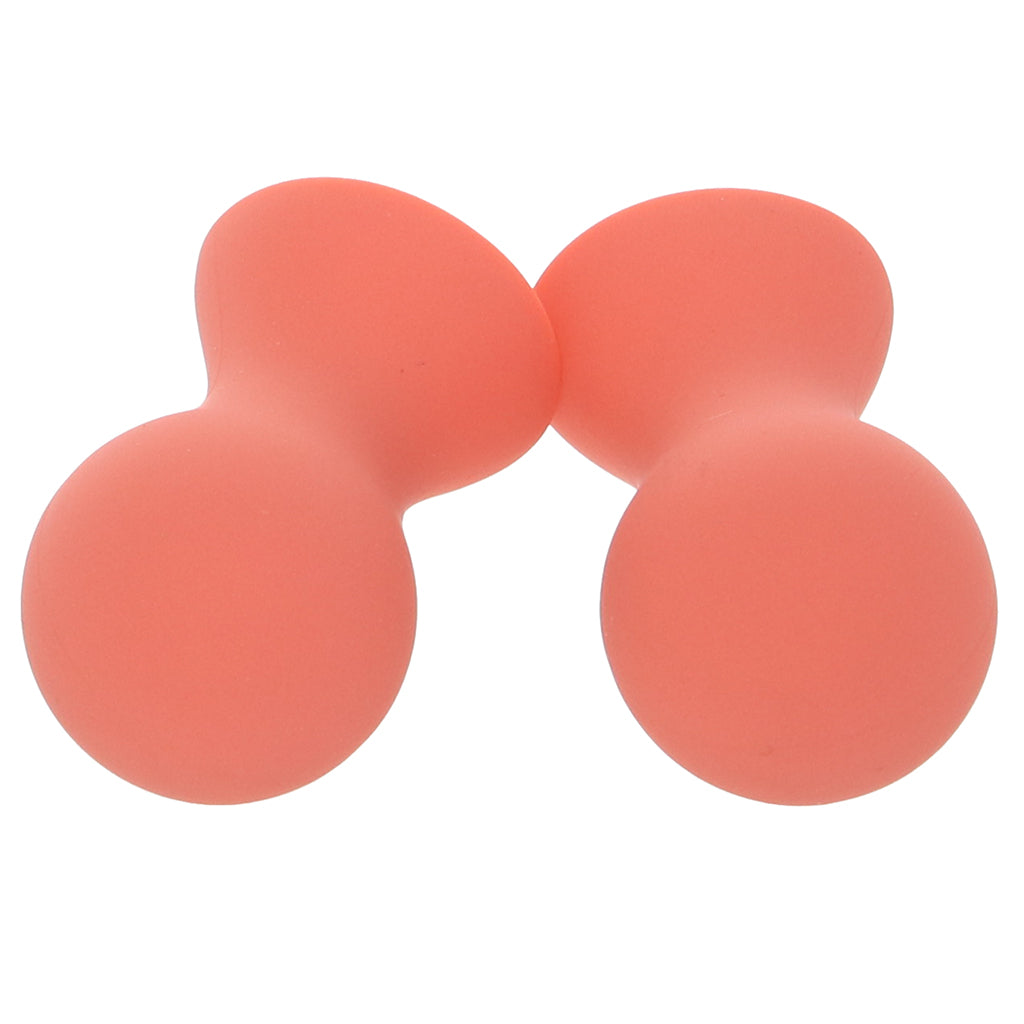 S&M Peaches 'n CreaMe Silicone Nipple Suckers - Tophatter's Adult Sex Toys Online Bondage and Fetish > Nipple Stimulators & Clamps - Tophatter Daily Deals