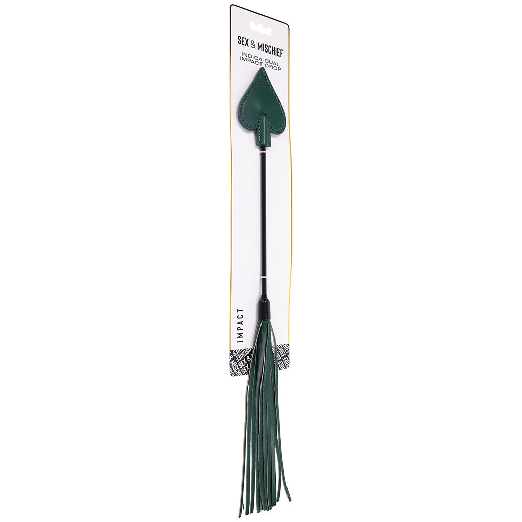 Sex & Mischief Indica Dual Impact Crop Bondage and Fetish > Whips and Crops - Tophatter Daily Deals