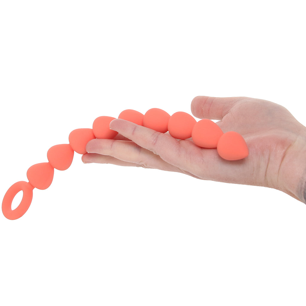 S&M Peaches 'n CreaMe Silicone Anal Beads - Tophatter's Adult Sex Toys Online Anal Sex Toys > Anal Beads - Tophatter Daily Deals