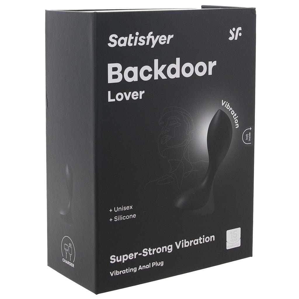 Satisfyer Backdoor Lover Plug Vibe in Black Anal Sex Toys > Butt Plugs - Tophatter Daily Deals