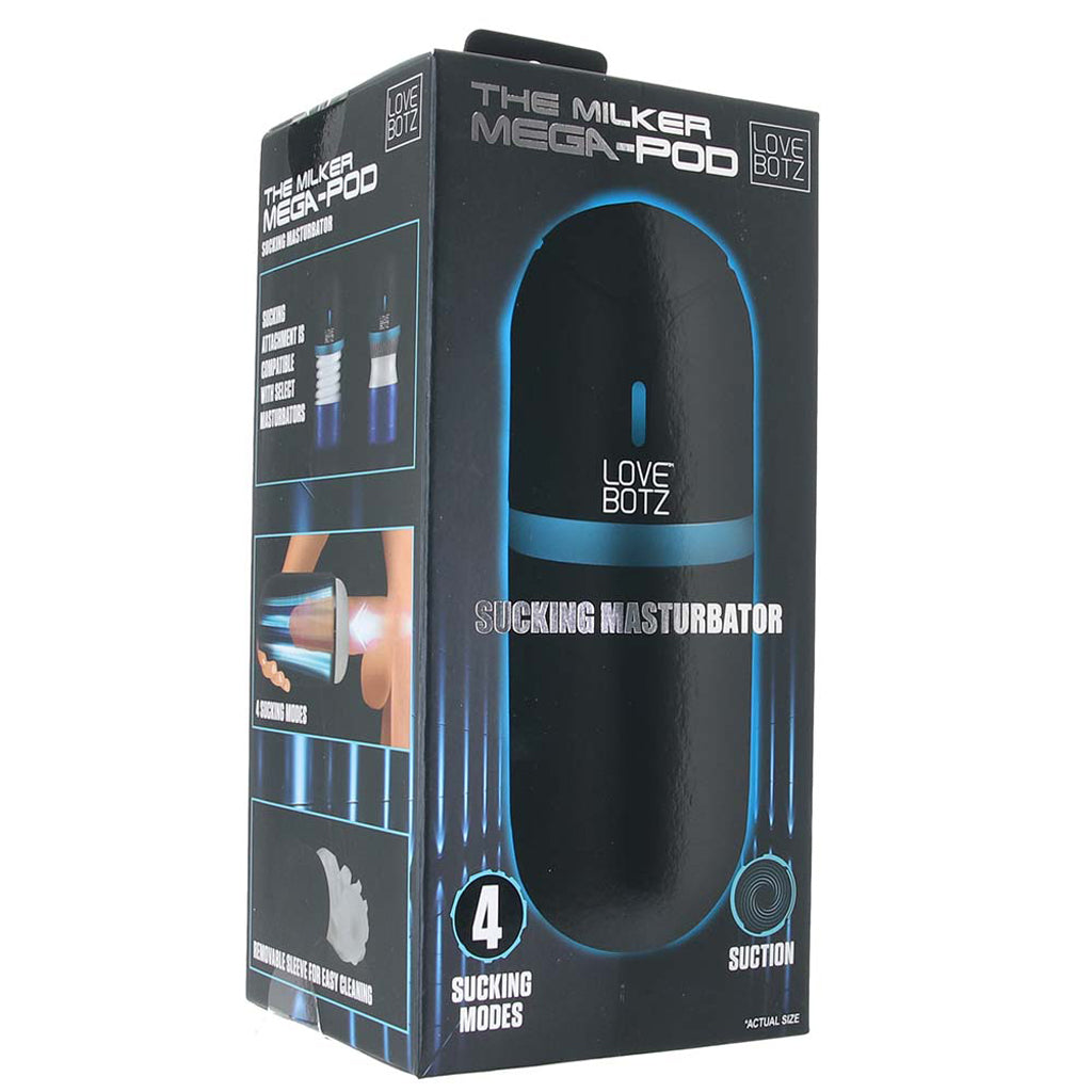 LoveBotz The Milker Mega-Pod Sucking Masturbator Male Masturbators > Auto Strokers - Tophatter Daily Deals