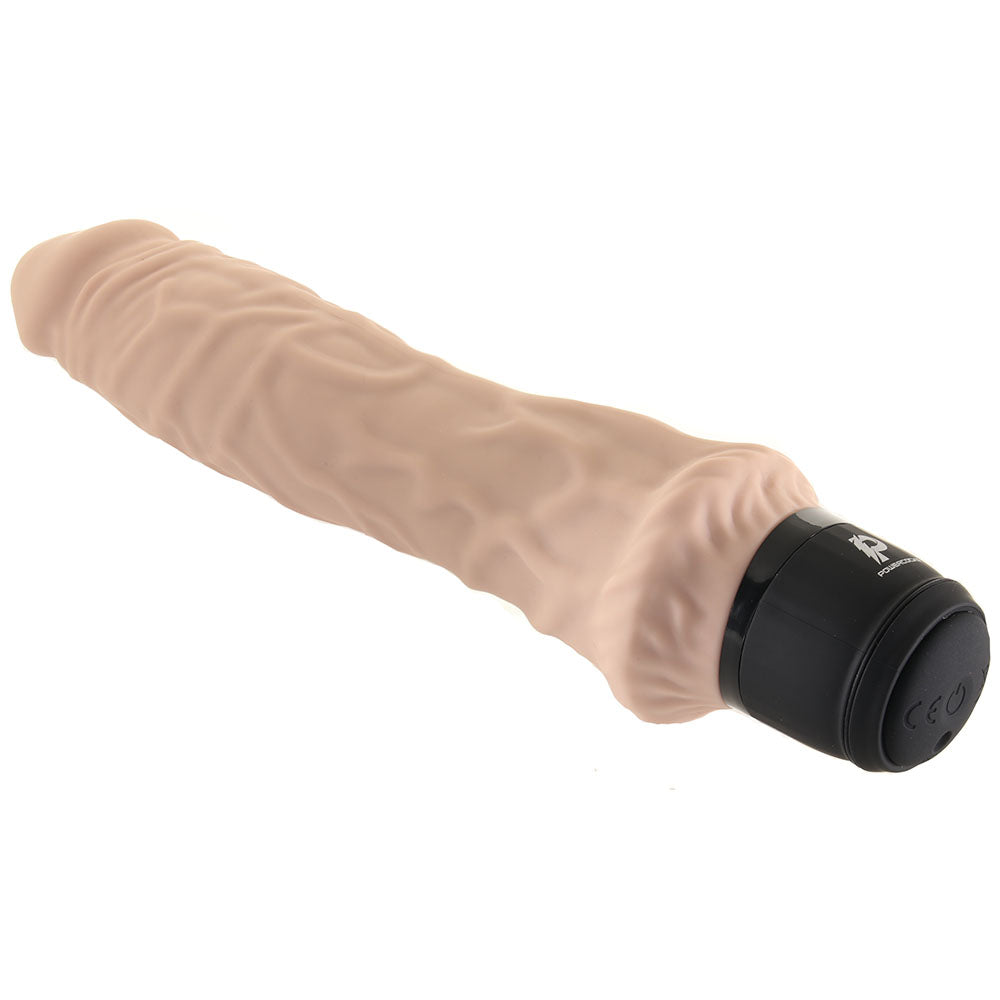 Power Cock 8 Inch Girthy Realistic Vibe in Light Vibrators > Realistic Vibrator Dildos - Tophatter Daily Deals