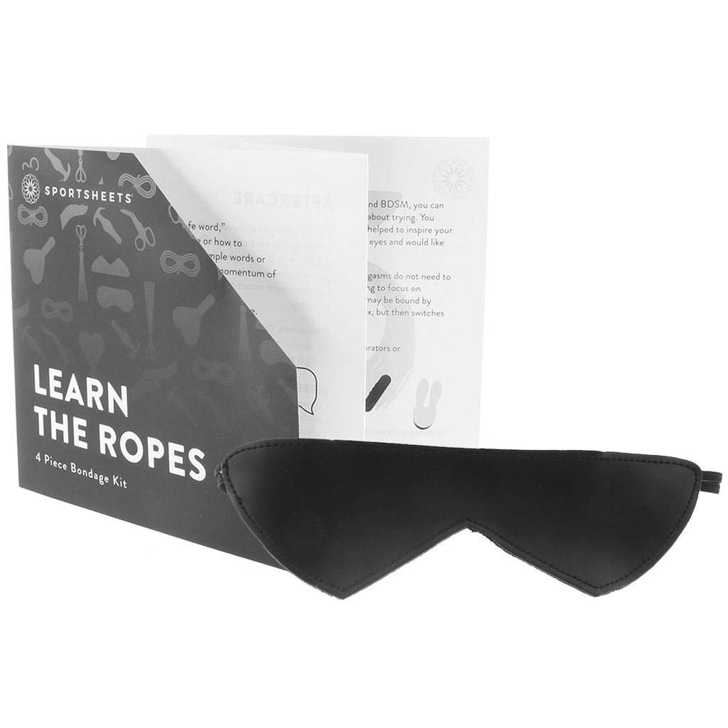 Learn The Ropes 4 Piece Bondage Kit Bondage and Fetish > Starter BDSM Kits - Tophatter Daily Deals