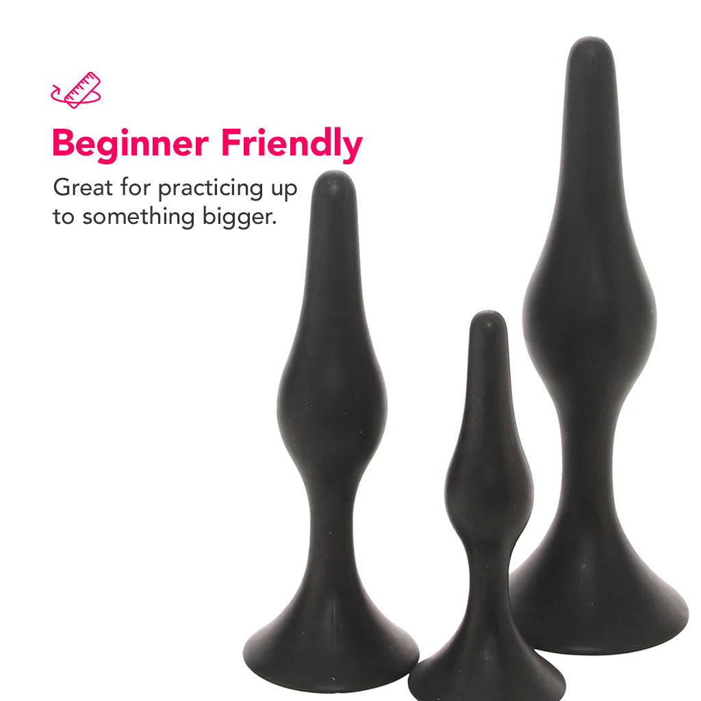 PinkCherry Triple Trainer Anal Kit Anal Sex Toys > Butt Plugs - Tophatter Daily Deals