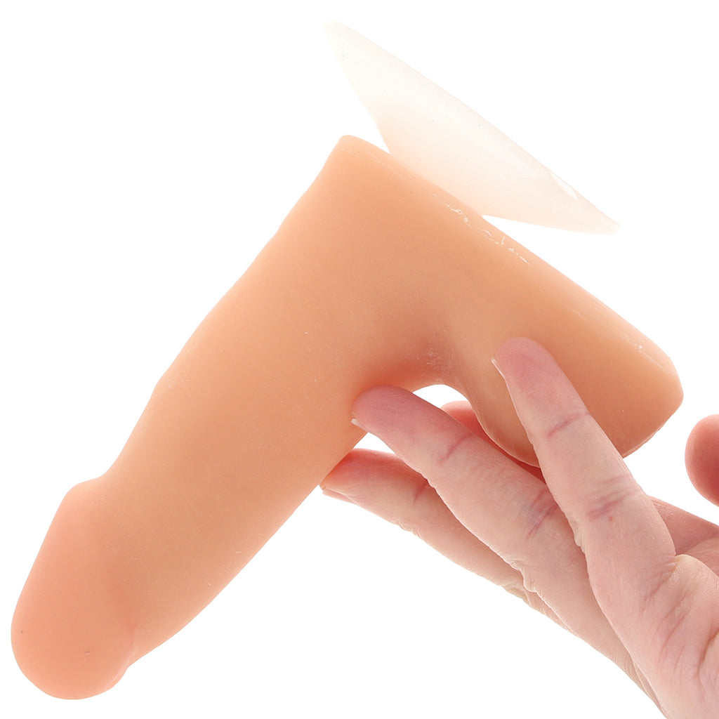 The Realistic 5 Inch Cock with Balls in Vanilla - Tophatter's Adult Sex Toys Online Dildo Sex Toys > Realistic Dildos - Tophatter Daily Deals
