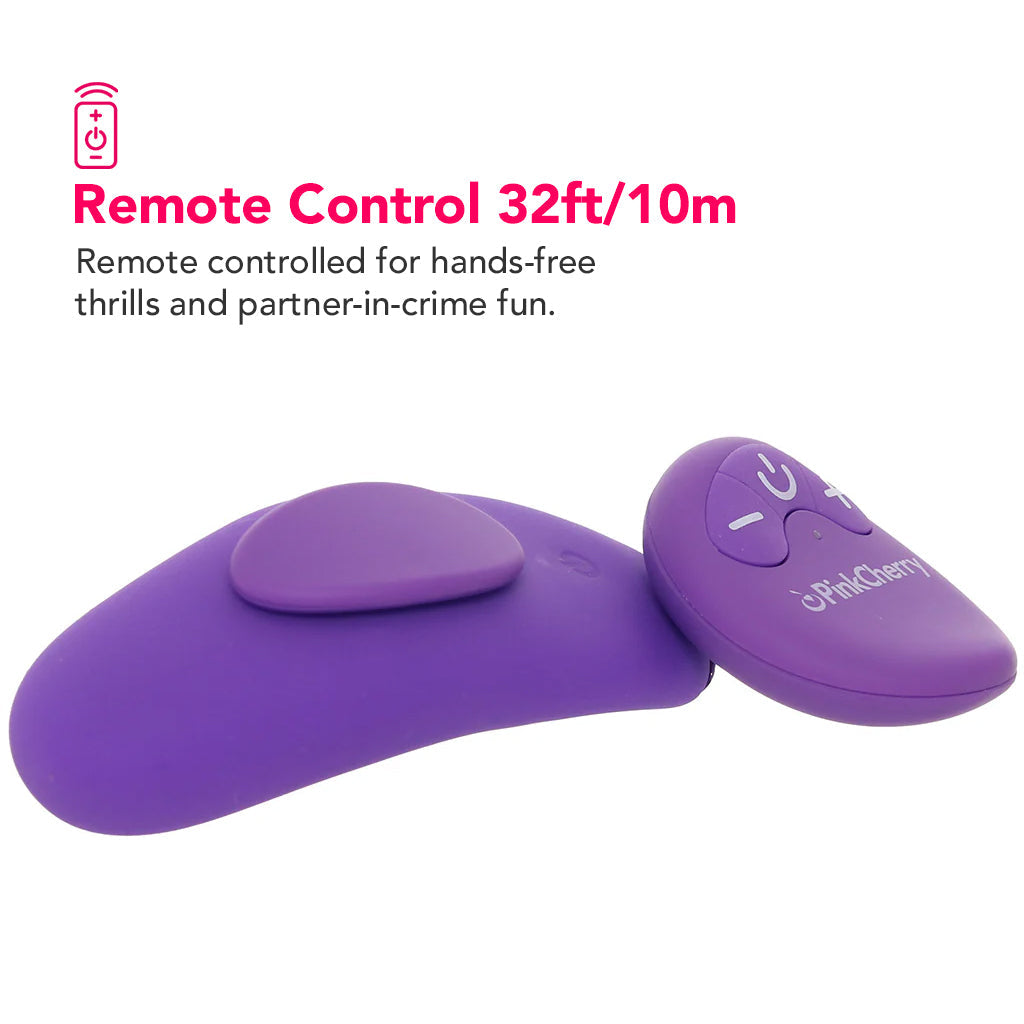 PinkCherry Remote Control Panty Vibe in Purple Vibrators > Wearable & Panty Vibrators - Tophatter Daily Deals