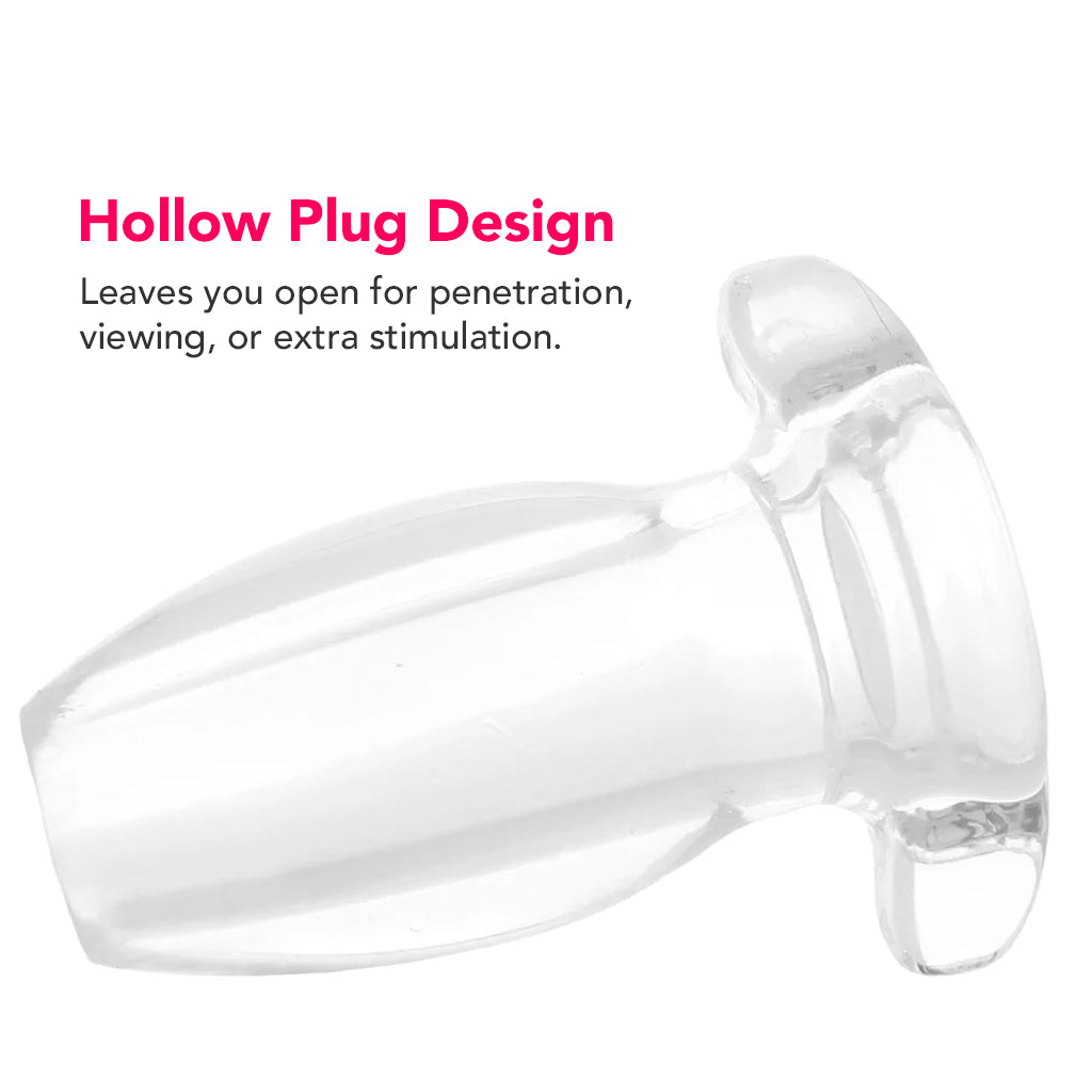 Peephole Clear Hollow Anal Plug Anal Sex Toys > Butt Plugs - Tophatter Daily Deals