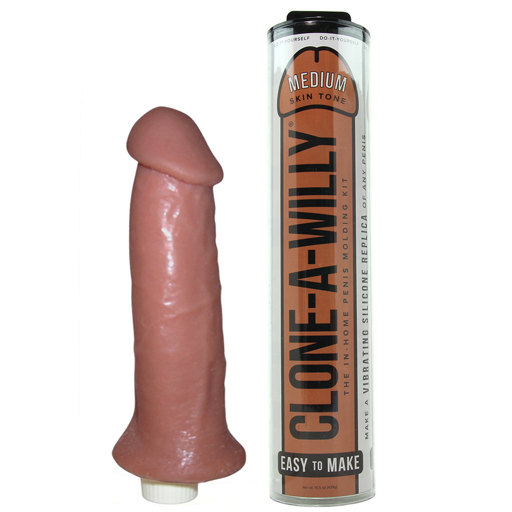 Clone-A-Willy Vibrator Kit in Medium Skin Tone - Tophatter's Vibrator Deals Online Dildo Sex Toys > Realistic Dildos - Tophatter Daily Deals
