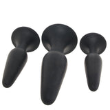 PinkCherry Silicone Anal Trainer Kit in Black Anal Sex Toys > Butt Plugs - Tophatter Daily Deals