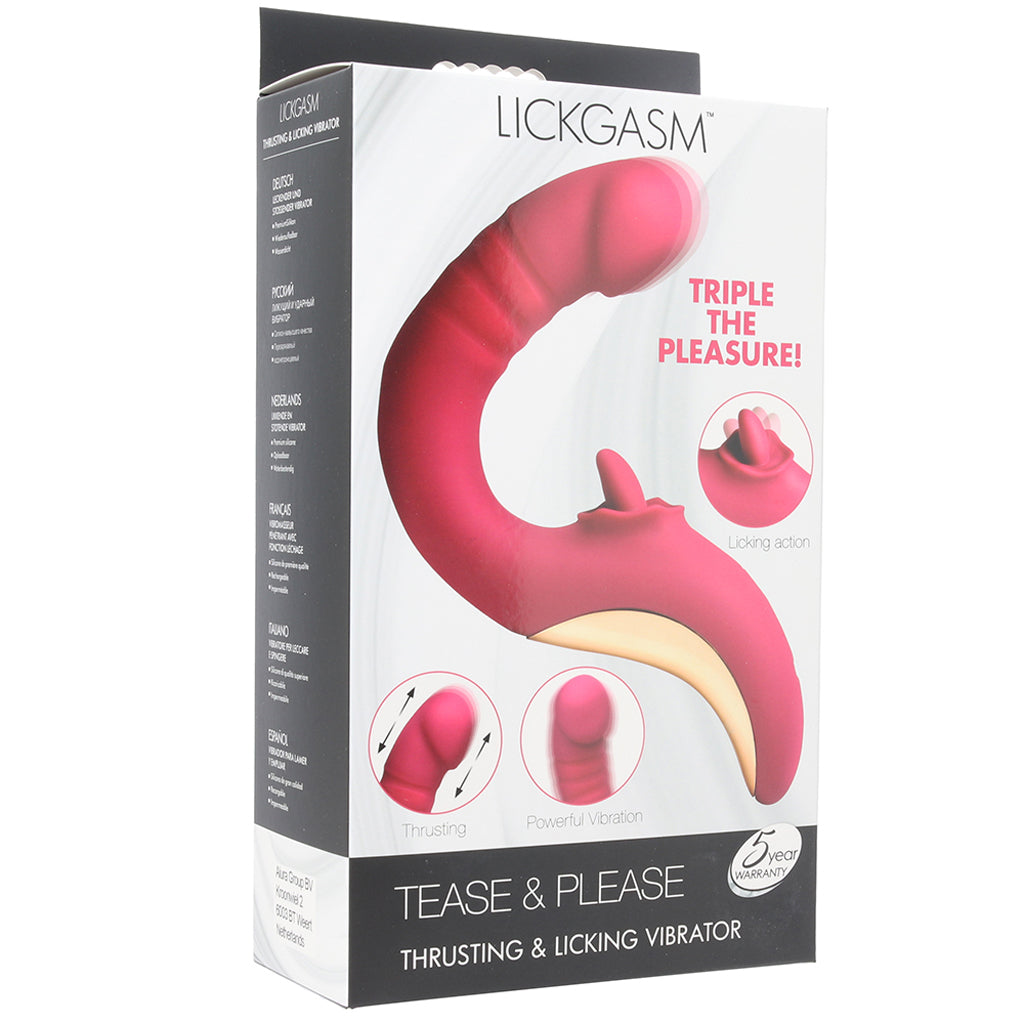 Lickgasm Tease & Please Vibe Vibrators > Rabbit Vibrators - Tophatter Daily Deals
