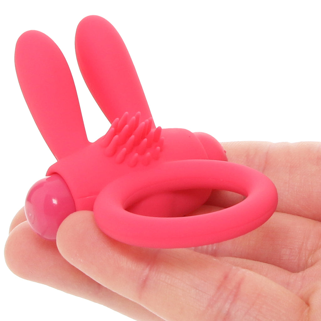 Neon Rabbit Vibrating Cock Ring in Pink Cock Rings - Tophatter Daily Deals