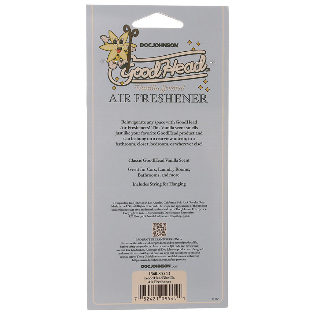 GoodHead Air Freshener in Vanilla - Tophatter's Adult Sex Toys Online Novelties 'n Parties - Tophatter Daily Deals