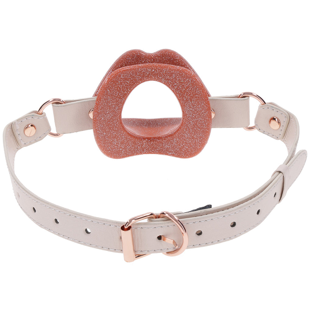 S&M Peaches 'n CreaMe Silicone Lips Gag - Tophatter's Adult Products Bondage and Fetish > Ball Gags & Mouth Restraints - Tophatter Daily Deals