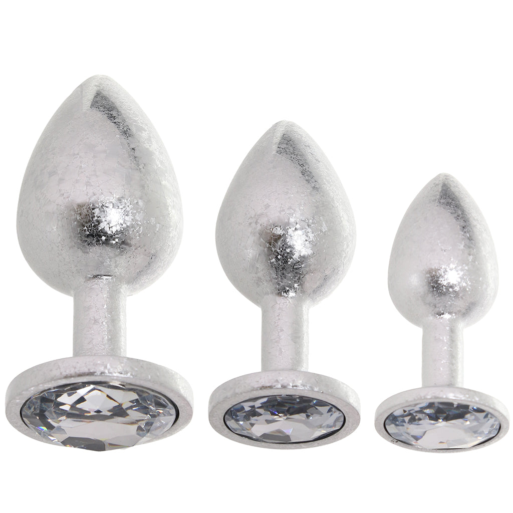 Ouch! New York Collection Metal Anal Plug Set - Tophatter's Adult Sex Toys Online Anal Sex Toys > Butt Plugs - Tophatter Daily Deals